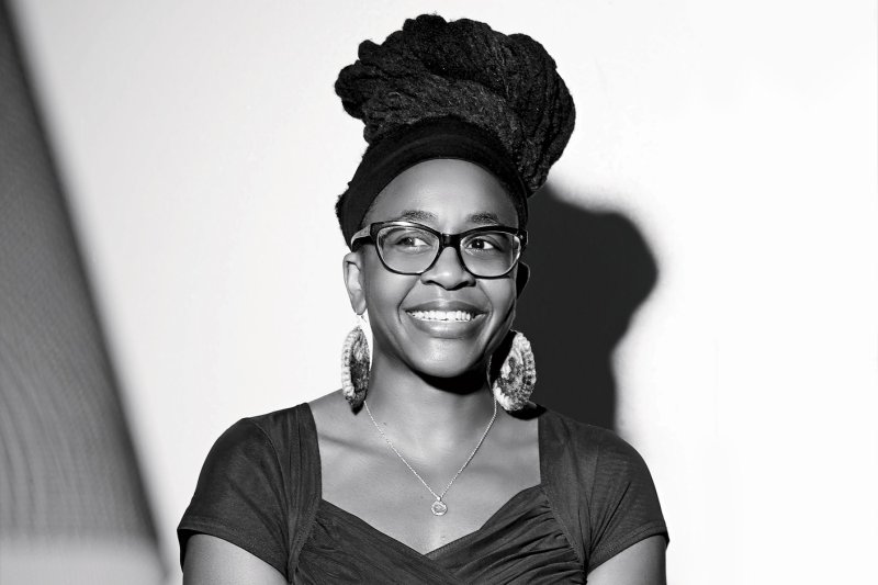 Nnedi Okorafor black and white headshot