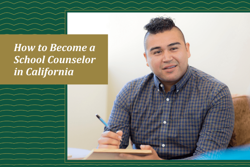 Hero Image for resource page that includes title of the article including an image of a school counselor mid-discussion with patient during session.