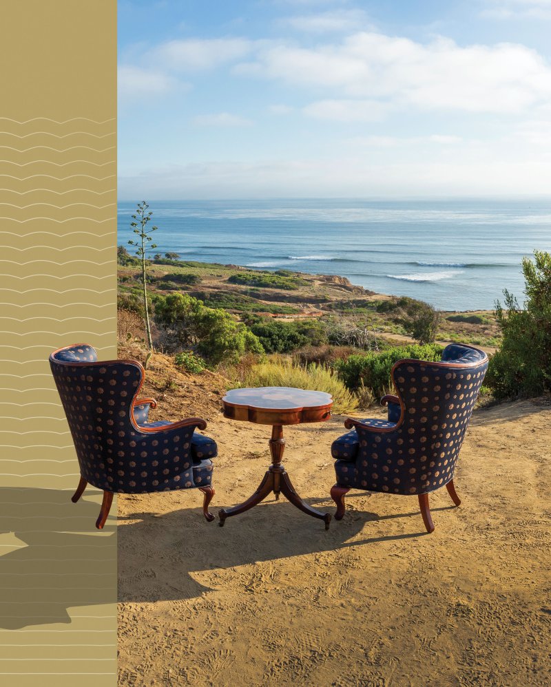 Writer's Symposium chairs on ocean