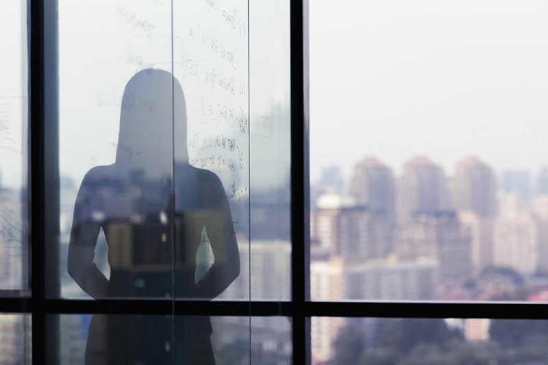 Woman in an office