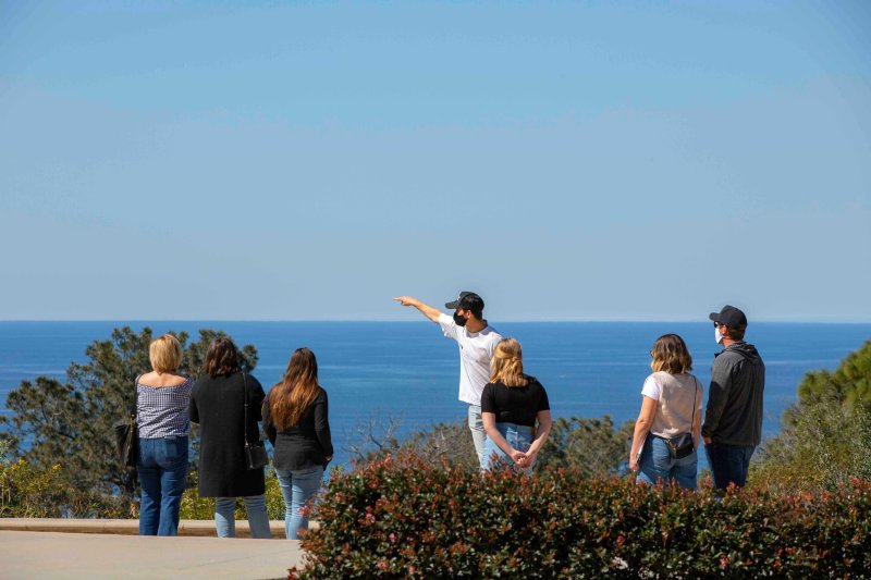 Family takes a campus tour of PLNU