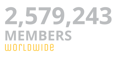 2,579,243 Members Worldwide 