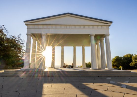 The Greek Amphitheater at mid afternoon