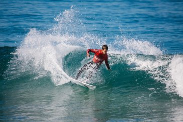 surfer on PLNU Surf Team