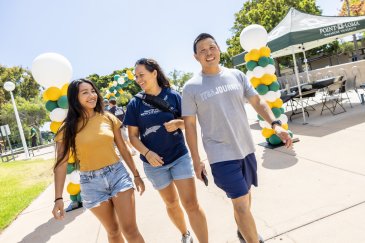 Families and students gather to preview campus life at Point Loma Nazarene University