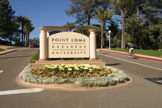 Entrance sign of Point Loma 