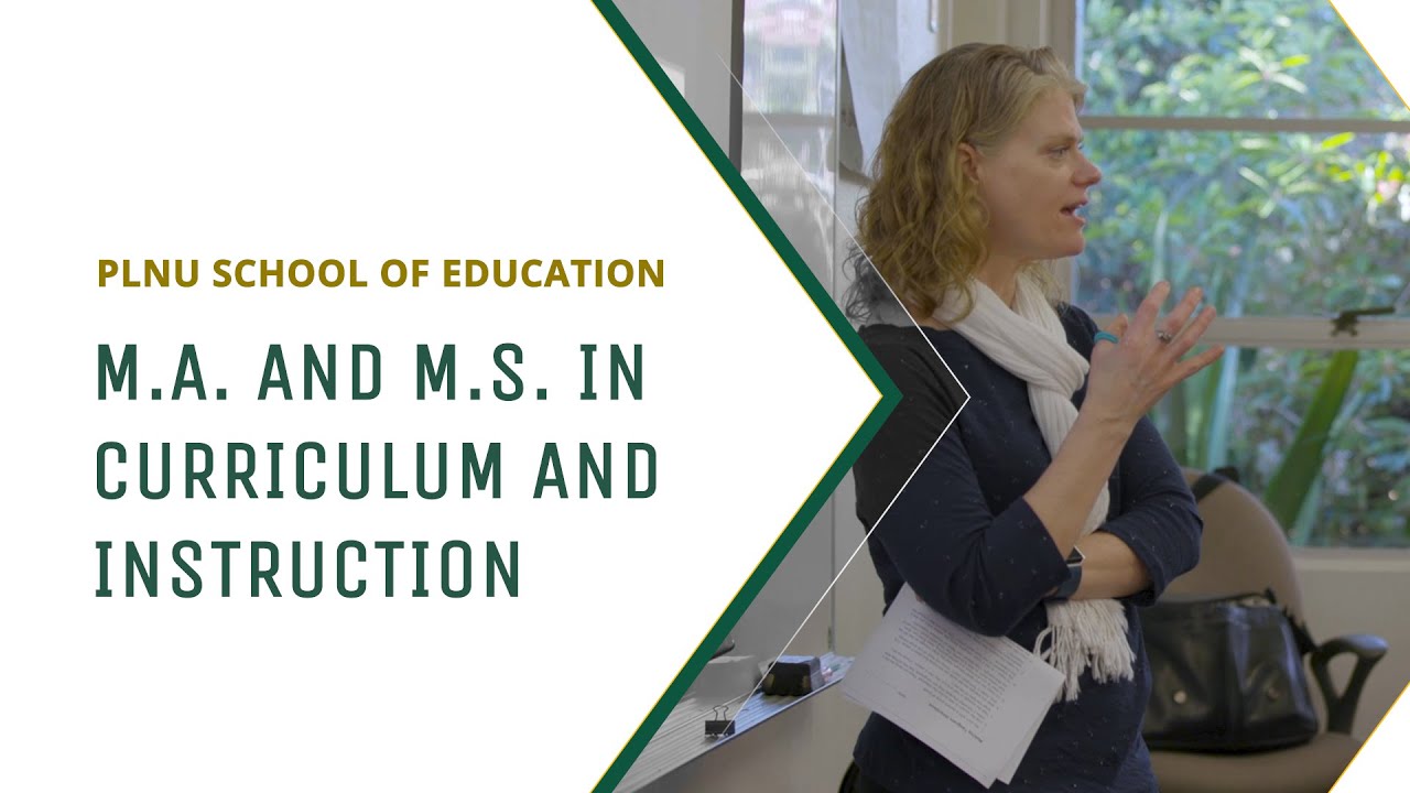 Video thumbnail for Master's in Curriculum and Instruction | PLNU