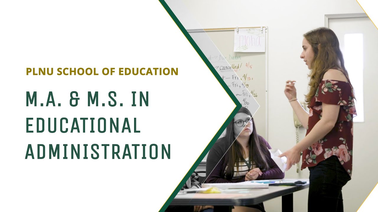 Video thumbnail for Master's in Educational Administration | PLNU