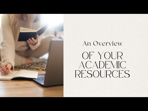Video thumbnail for Academic Resources Overview