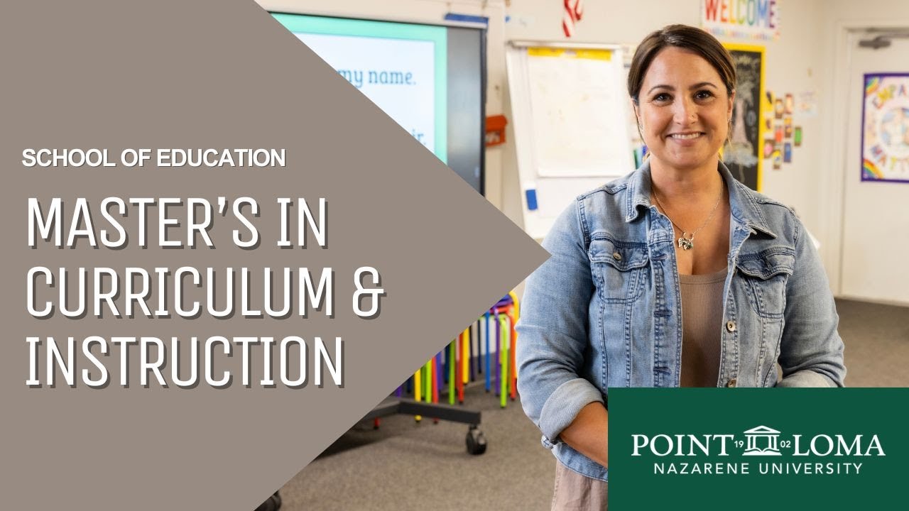Video thumbnail for Master’s in Curriculum and Instruction | PLNU